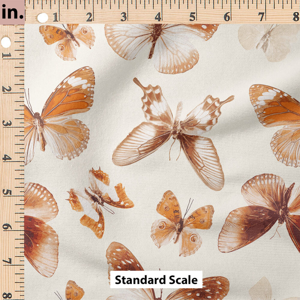 Ruler Scale for Boho Brown Butterflies by Indy Bloom Design